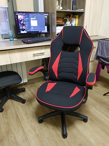 Компьютерное кресло Plast 1 red / black фото покупателя 7